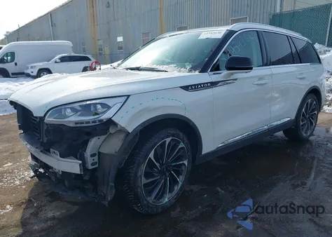 2020 Lincoln Aviator Reserve из США, поврежденный, VIN 5LM5J7XC9LGL26704